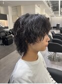 名古屋/栄/メンズパーマ/ウルフパーマ/ラウンドウルフ