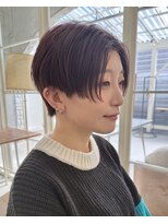 リノア(LINO'a)&nbsp;【刈り上げショート　チェリーレッド】
