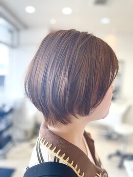 ヴィフ ヘアアンドデザイン(Vif hair&design) ベージュブラウン×マッシュウルフ寄りの長めショート