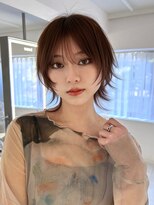 サンドイエナ 横浜店(sand yena)&nbsp;透明感ブラウン ゆるめカール x ミディアム(20代向け)