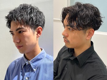 六本木美容室 白金店の写真/”社会人男性からの圧倒的支持率”ONもOFFも楽しめる◎清潔感×セットが楽な２wayメンズスタイルをご提案！