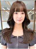 ニュアンスカラー髪質改善夏カラーくびれレイヤー顔周りカット