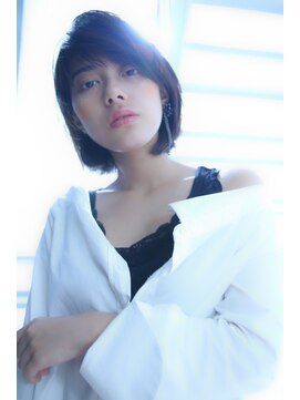 ブーケ(BOUQUET) 大人かわいい・ボブ・小顔・大人ボブ・耳かけアレンジ・前下がり