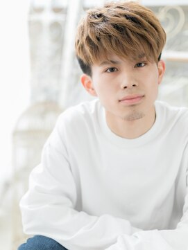 モッズヘア 越谷(mod's hair) *mod's越谷*重軽MIX★外国人風ハイトーン束感ショートa