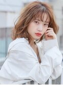 愛され鎖骨ミディアム 小顔ヘア 前髪あり/20代/30代/伸ばしかけ