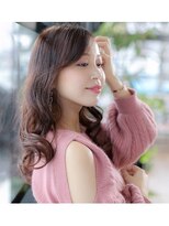 エヌアンドエー 草加店(N&A)&nbsp;大人ガーリー×ラベージュ×ミディアムアレンジ