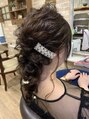 ミルクティ 亀田店(Milk tea) 抜け感あるヘアセットが大好きです♪たまにヘアアクセも作ります