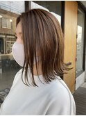 『ブリーチ無し』明るめアッシュベージュ