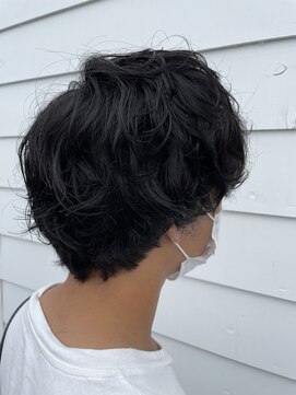 アプシー 三木店(Apsee) メンズゆるふわパーマ/刈り上げショート