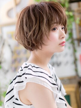 カバーヘア ブリス 上尾西口店(COVER HAIR bliss) ★ショコラアッシュ大人可愛い小顔ふわふわボブ20代30代40代★8