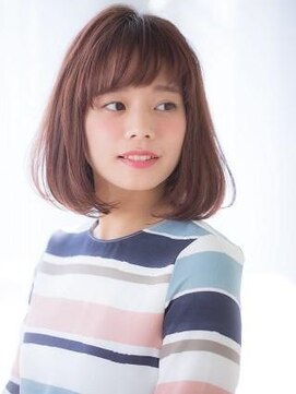 オレロ 国立(olelo) 大人ガーリー/似合わせカット/リバースセンターパート/国立