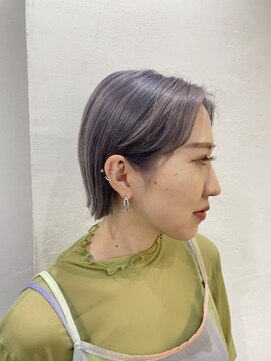 アイ 代々木公園(aye) ラベンダーアッシュ×ケアブリーチ