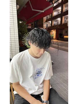 ウェルネス(Wellness) 波巻きパーママッシュウルフ韓国マッシュ