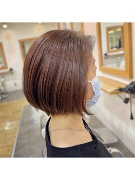 カノープス ヘアアンドメイクアップ(Canopus hair&make up) ボブ×ミルクティーアッシュ/マロンベージュ/40代/50代/60代