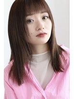 ヘアーアンドメイク エクリ 不動前店(Hair&Make equri)&nbsp;小顔×ミディアムレイヤー【目黒不動前】