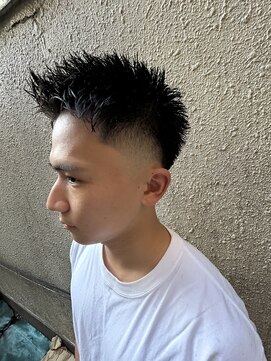 スティーロ 渋谷(Steelo) フェード×スパイキーショート