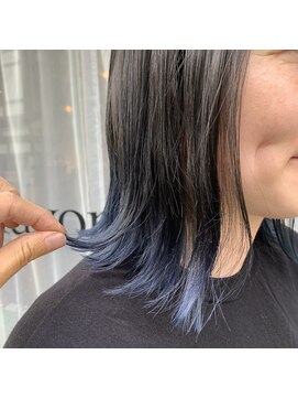 ファヴォリ(favori) 【favori 自由が丘】外ハネボブ×ブルーカラー