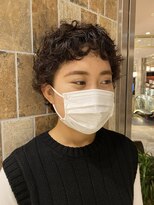 ピークアブー アヴェダ アトレ恵比寿(PEEK-A-BOO AVEDA) 前髪パーマ似合わせカットベリーショート40代50代