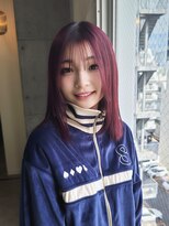 ラニヘアサロン(lani hair salon)&nbsp;ワインレッド/韓国/シースルー