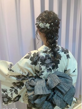 マームラッシュ 大通店(maamlush)の写真/《大通駅/徒歩2分》浴衣着付け&ヘアセット¥4700