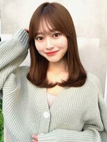 ミラリー トウキョウ(Mirareee Tokyo)&nbsp;20代30代40代◎前髪パーマグレーベージュレイヤーロング黒髪