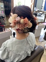 コワファースト 大分(COIFF1RST) 成人式/シニヨンスタイル