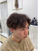 無造作アップバング