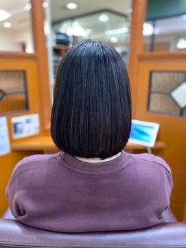 ピュア ポイント 和光店(PURE POINT) ワンレンボブ／ダークアッシュ