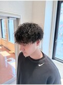 波巻きパーマ/メンズマッシュ/メンズパーマ