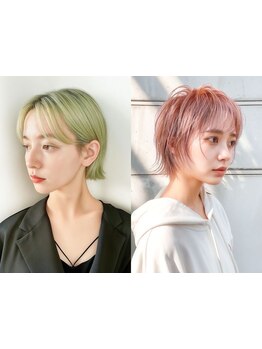 ≪学割U24クーポンあり≫トレンドに敏感な学生の味方◇お得にダブルカラーやブリーチができます☆