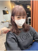 ブリーチなしミルクティーベージュ