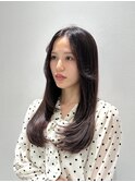 【安藤】軽やか美髪レイヤーカット×艶感ラベンダーグレージュ