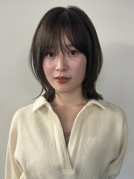ラフ 新宿(Laff) くびれヘア/韓国ボブ/縮毛矯正/切りっぱなしボブ/センターパート