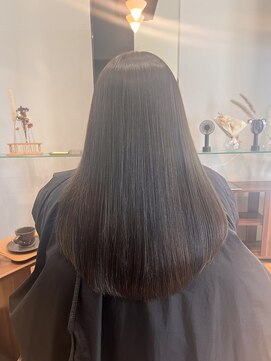 オラ ボーテ(Aura Beaute) 【髪質改善カラー】アッシュグレージュ