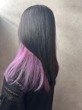 ヘアーサロン 二階堂(hair salon 二階堂) インナーカラー×パープル