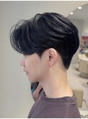 フェザーショート/メンズカット/フェザーパーマ/髪質改善/外苑前