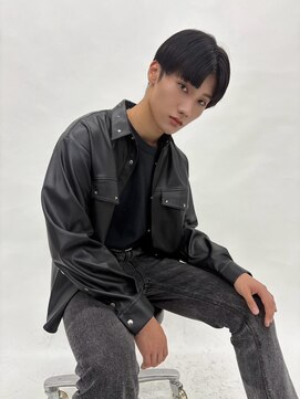 メール(Mer...) ☆韓国マッシュ/シースルーマッシュ/センターパート☆横山飛翔