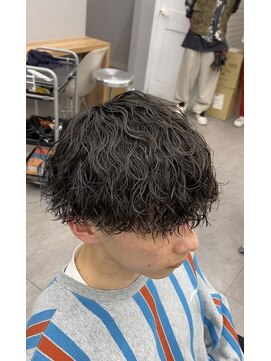 オムデュー(HOMME DEUX) 【KAITO】波巻きパーマ！