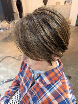 アノーテ(A'NOTE) ショート/ハイライト/レイヤーカット/髪質改善/ボブ/白髪ぼかし