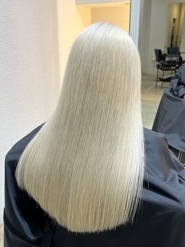 タイドヘアー 茨木2号店(TIDE HAIR) ホワイトベージュ