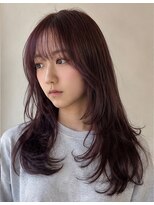 タブーセントラル(TABOO Central) ブリーチなしダブルカラー/ボルドーカラー/Aujuaトリートメント