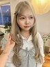 【AI限定】ブリーチありダブルカラー+バイカルテ2ステップトリートメント