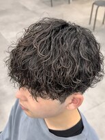 オーバル ジングウマエ(OVARL jingumae) 波巻きシャドウパーマラウンドマッシュ