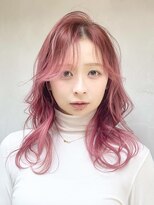 ヒトワ(hitowa) ゆるふわ/レイヤーセミディ/ピンクアッシュ/大人かわいい/日吉