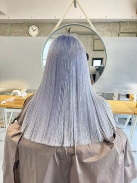 ソルコディ コクラ(SOL.cody kokura) 縮毛矯正/ワンホンレイヤー/ミルクティーブランド/ダークブルー