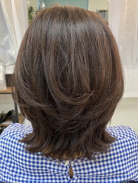 カシー(Casii) ひし形くびれボブ　40代　50代