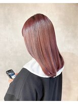 ピュアメンド 梅田(Pure Mend)&nbsp;色っぽピンクレッド☆艶髪ロング