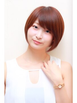 ヘアサロン トラヴィス(hair salon Travis) 田中美保さん風、美人ナチュラルショートボブ