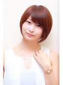 田中美保さん風、美人ナチュラルショートボブ
