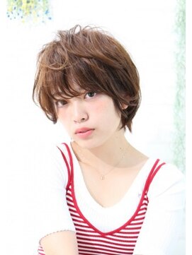 リンダバイネオリーブ 白楽店(Linda by neolive) パーマで動きのある耳かけショート  ♪